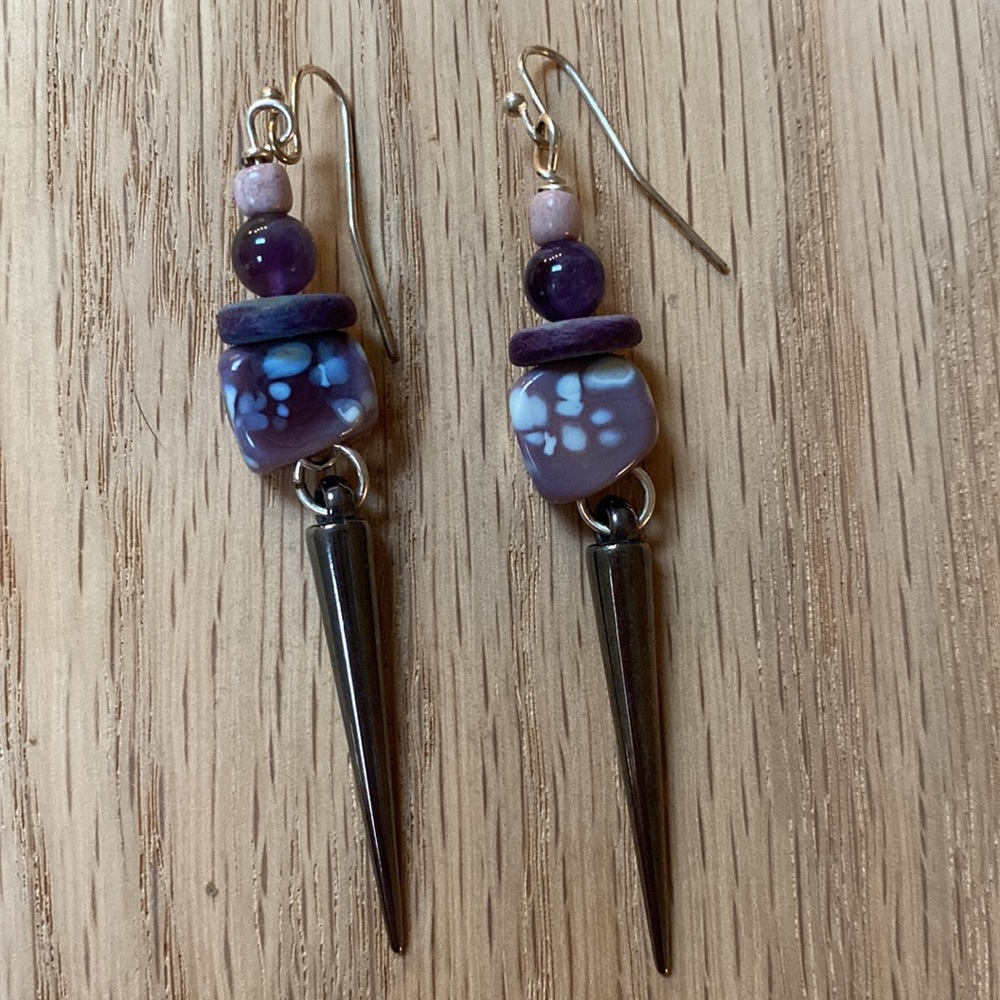 💝Plunging-Spears Earrings - Picture 4 of 9